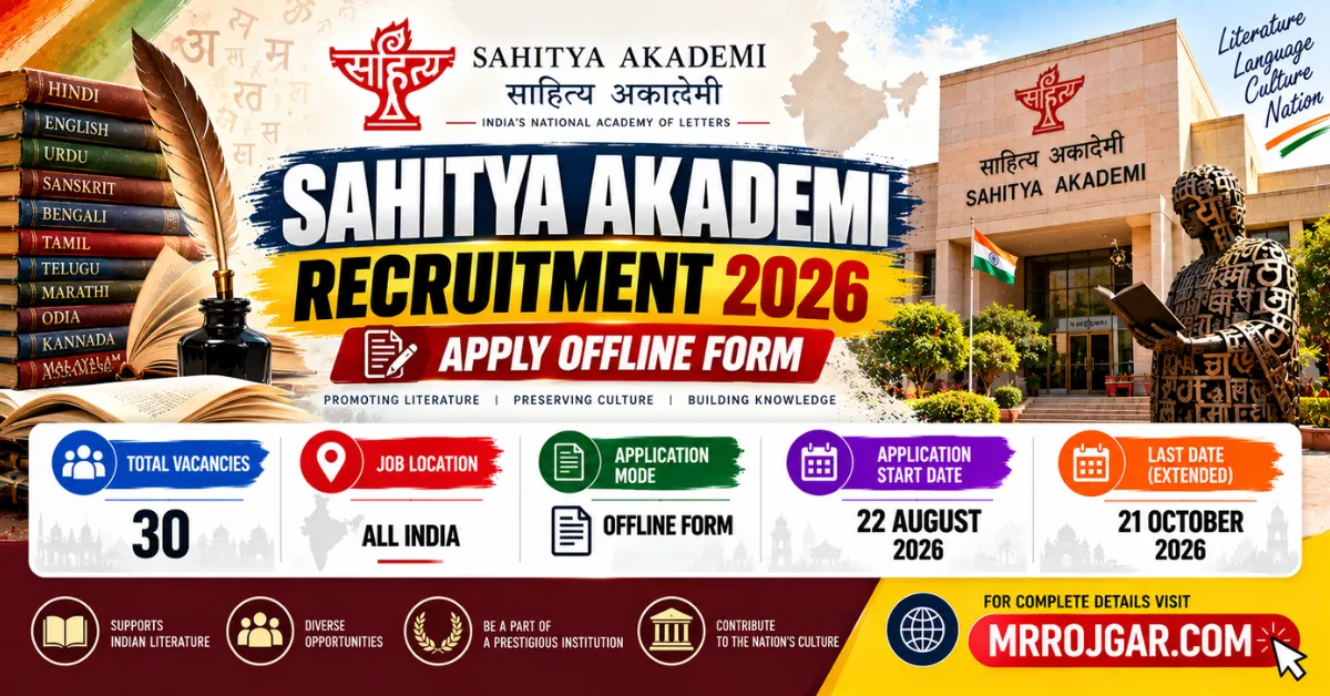 Sahitya Akademi Recruitment 2026
